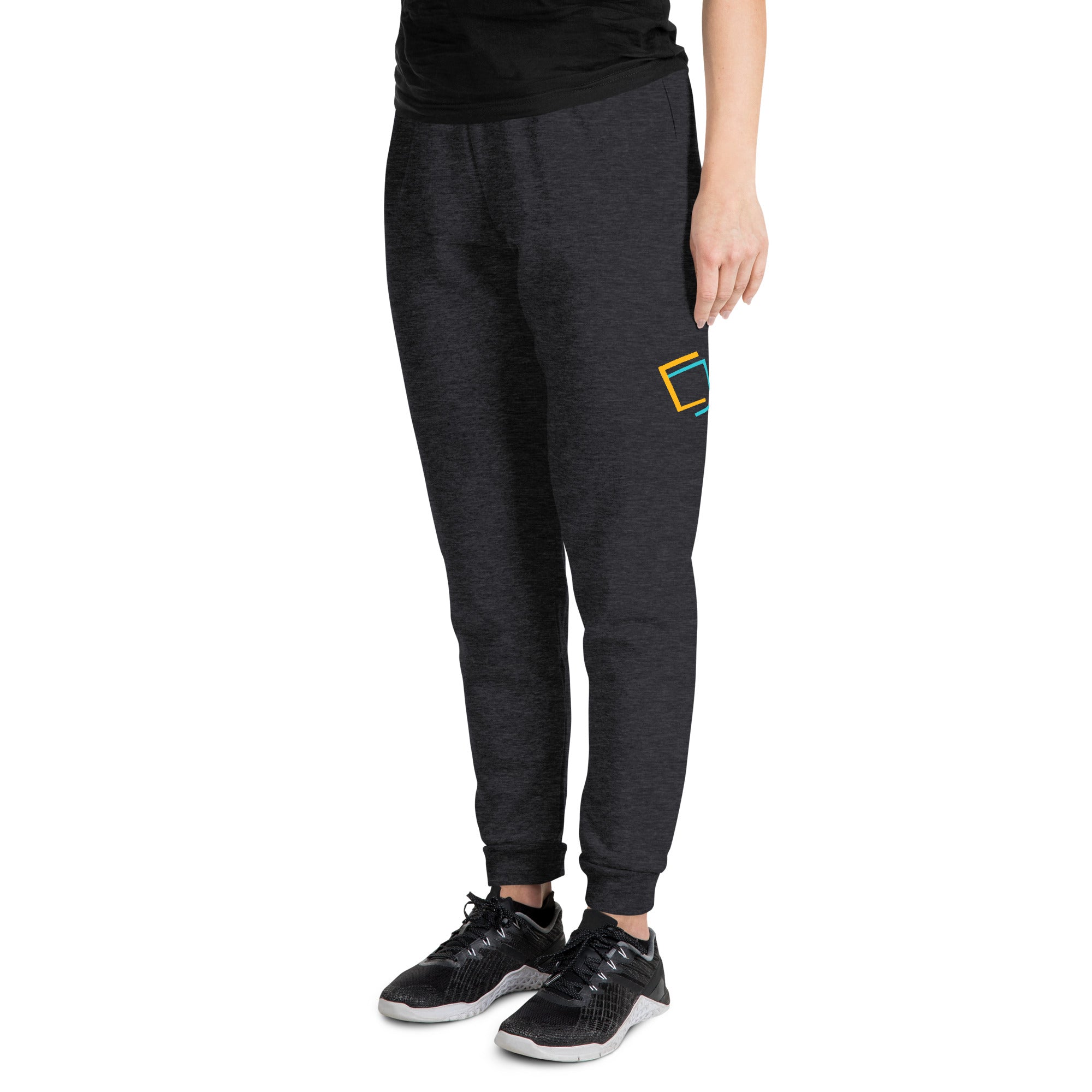 Unisex Joggers with Geometric Pattern
